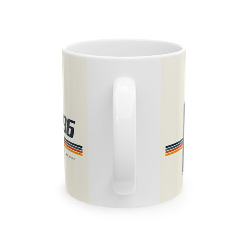 Retro Systems Ceramic Mug — 'System 86' Vintage Tech Logo Coffee Cup (11oz & 15oz)