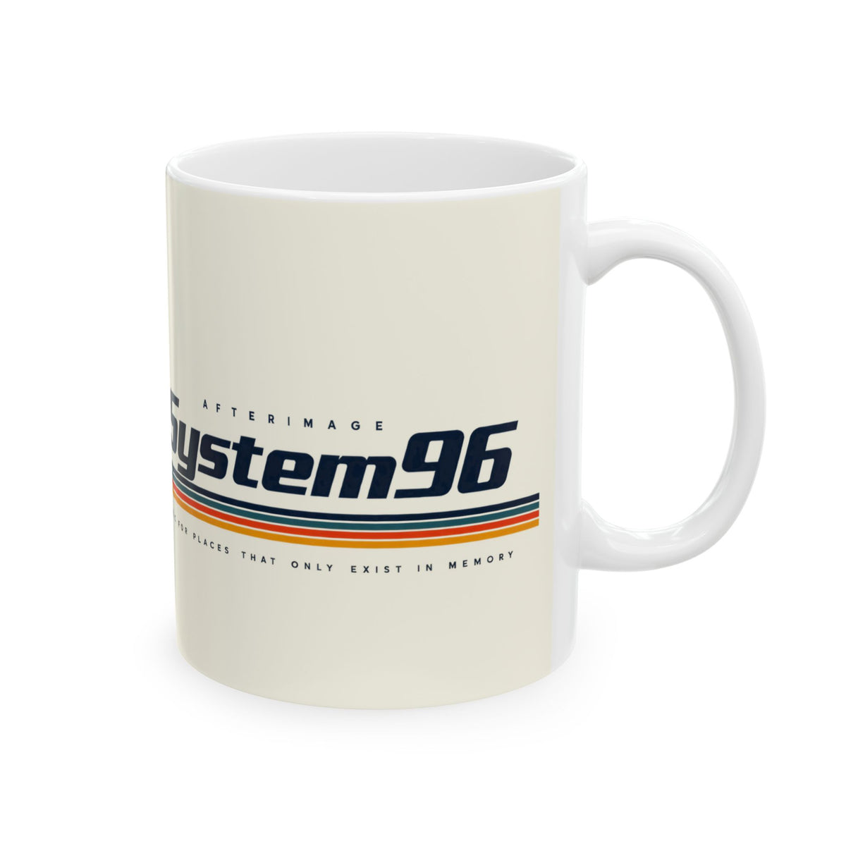 Retro Systems Ceramic Mug — 'System 86' Vintage Tech Logo Coffee Cup (11oz & 15oz)